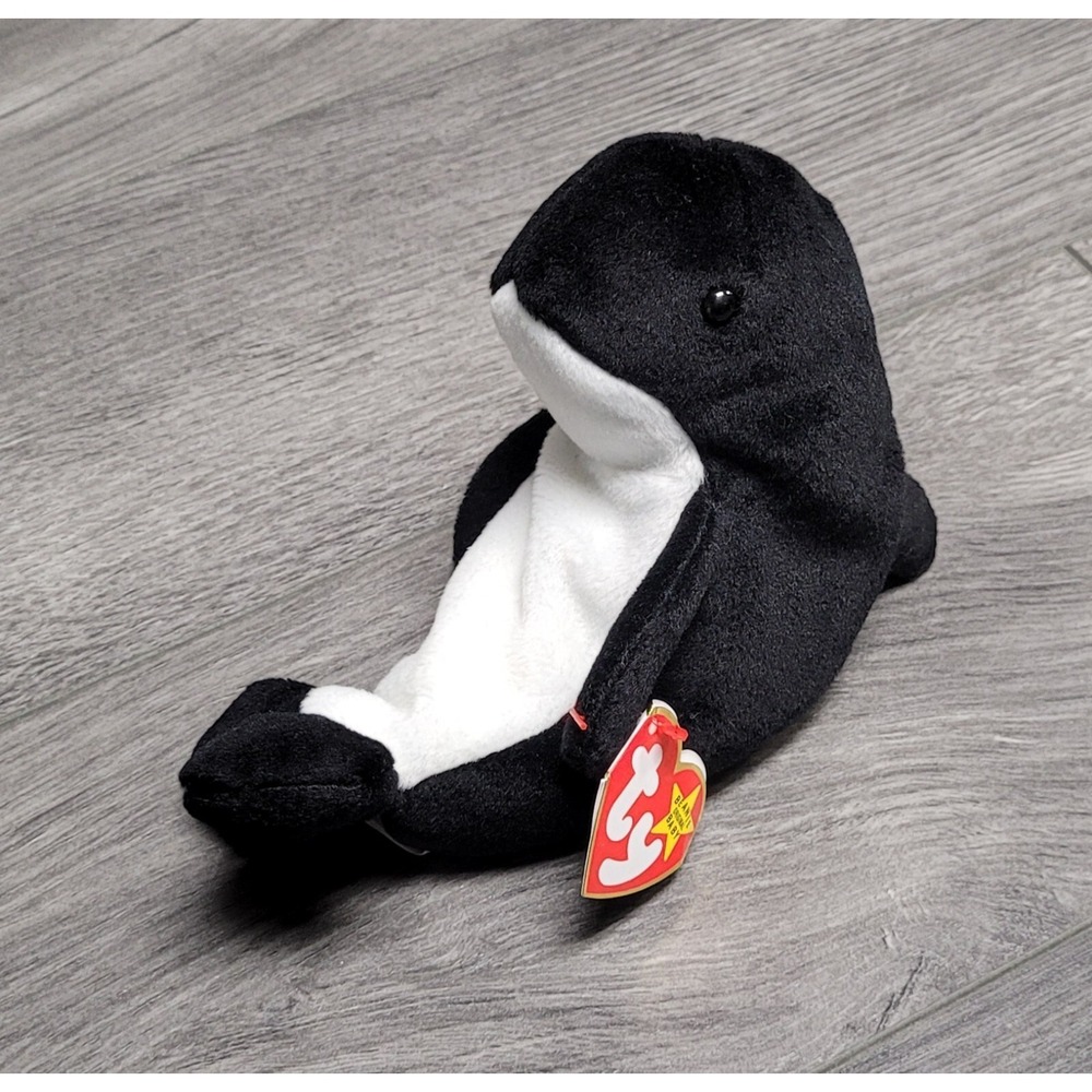 Ty Beanie Babies - Waves the Orca Whale style 4084 (1996)